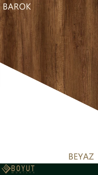 Boyut Mobilya 4 Kapaklı, 10 Bölmeli Ayaklı Dekoratif Kitaplık, Konsol - 2