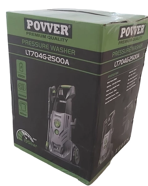 Povver PROFESYONEL İNDÜKSİYON MOTORLU Yüksek Basınçlı Yıkama Makinası - Resim 4