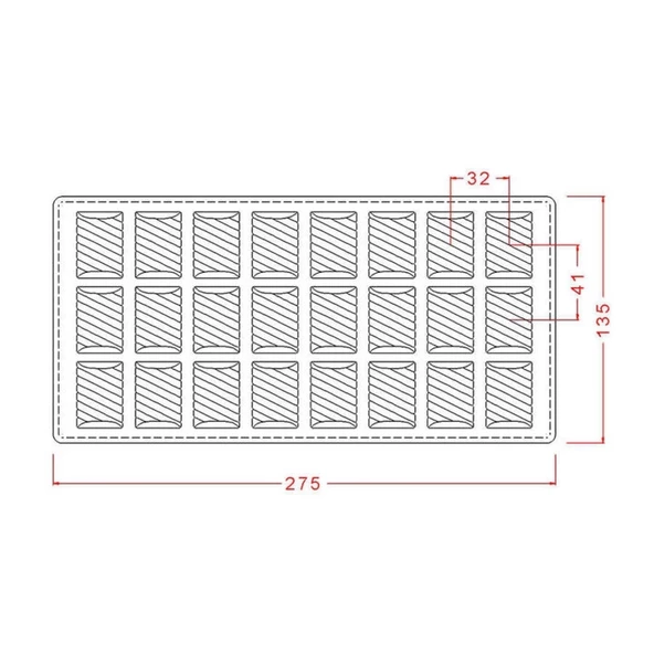 12 Gr. Polikarbon Pralin Çikolata Kalıbı - 129 - Resim 2