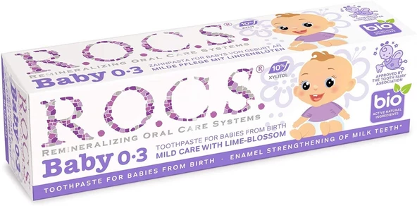 Rocs Baby 0-3 Yaş Ihlamur Özlü Diş Macunu 35ml