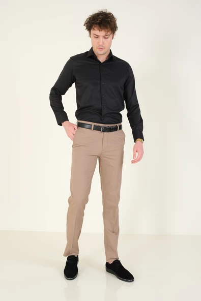 Erkek Slim Fit Gömlek Siyah - 6