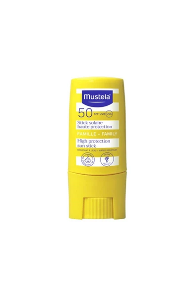 MUSTELA MUSTELA Yüksek Koruma Faktörlü Spf 50 Stick Güneş Kremi 9 Ml