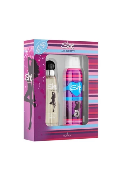 SHE SHE Sexy Kadın Parfüm 50 ml + Kadın Deodorant 150 ml