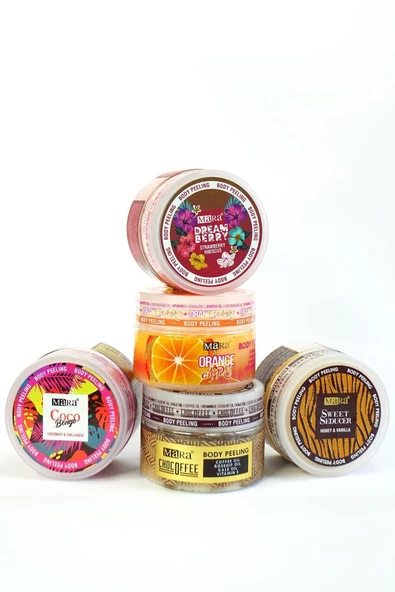 MARA MARA Orange Candy Değerli Yağlar İçeren Portakal Şekeri Vücut Peeling 300gr