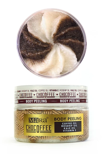 MARA MARA Chocoffee Değerli Yağlar İçerek Çikolata Kahve Vücut Peelingi 300 gr