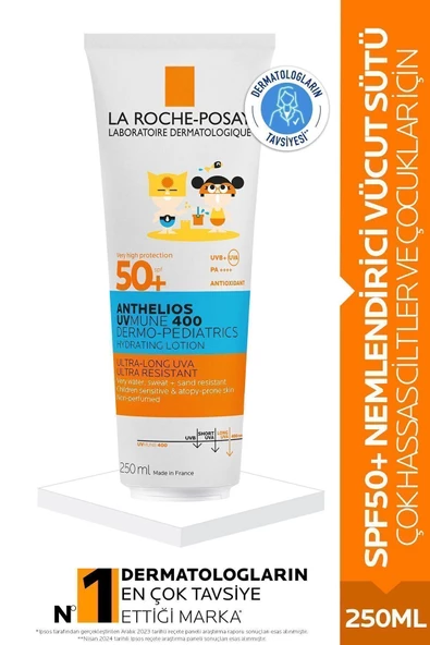 LA ROCHE POSAY LA ROCHE-POSAY Anthelios Dermo Pediatrics Hydrating Milk SPF50+ 250 ml