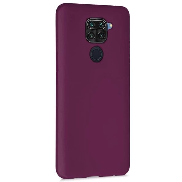 Xiaomi Redmi Note 9 Kılıf Liquid İçi Kadife Lansman Velvet Silikon - 10