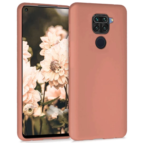 Xiaomi Redmi Note 9 Kılıf Liquid İçi Kadife Lansman Velvet Silikon - 6