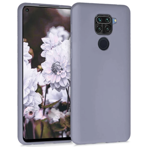 Xiaomi Redmi Note 9 Kılıf Liquid İçi Kadife Lansman Velvet Silikon - 9