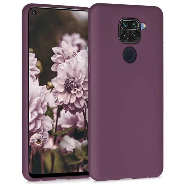 Xiaomi Redmi Note 9 Kılıf Liquid İçi Kadife Lansman Velvet Silikon - 11