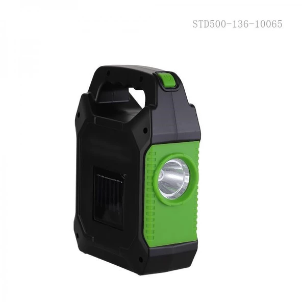 Yeni Nesil Işıldak Fener Kamp Feneri Şarjlı Ve Güneş Enerjili  3W+1W+12W  Power Bank - 7