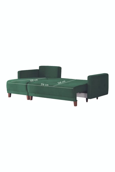 Kilim Mobilya Arya Sağ-sol Kullanılabilen Iki Kişilik Yataklı Ve Sandıklı Köşe Takımı - 8
