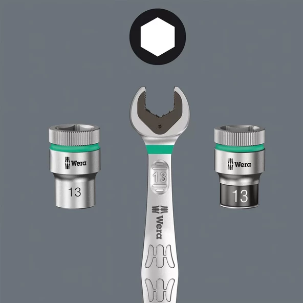 Wera 8790 HMA Uzun 1/4" Lokma 15mm 05004512001 - 6