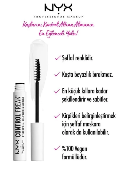 Kaş Sabitleme Jeli - Control Freak Eyebrow Gel Clear 800897824884