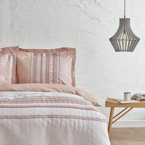 Karaca Home Keira Summer Set Çift Kişlik Pikeli Takımı Somon - 3