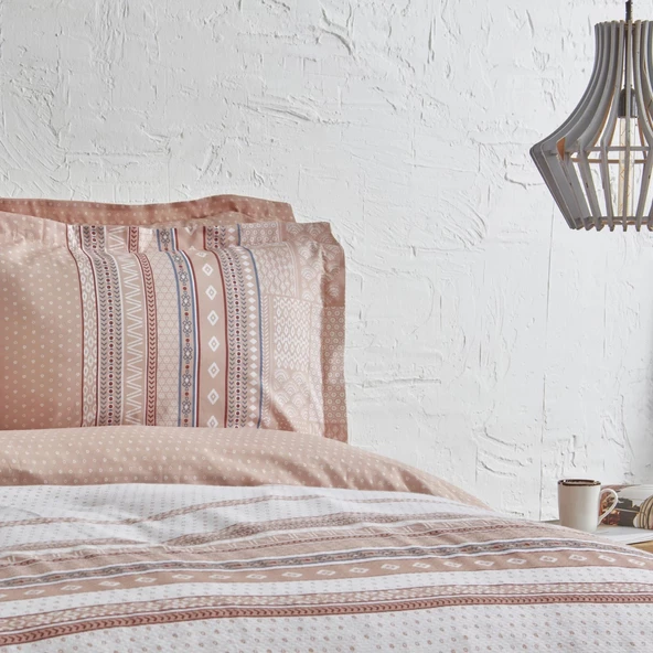 Karaca Home Keira Summer Set Çift Kişlik Pikeli Takımı Somon - 5