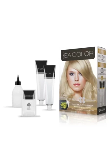 Sea Color 0/1 Platin Sarı Saç Boyası 100 ml x 2 Kutu - 2
