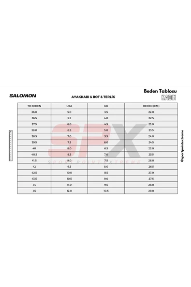 SALOMON KADIN KOŞU/FITNESS AYAKKABI SPEEDCROSS 6 GORE-TEX L41743400 - 7