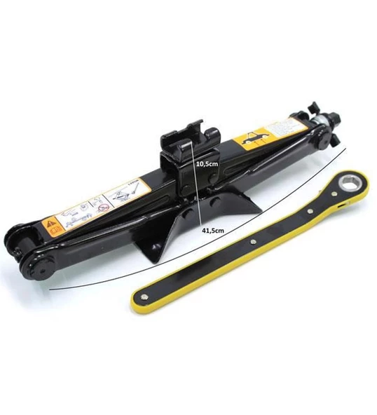 1,5 Ton Cırcırlı Kriko Makaslı Mekanik - Resim 2