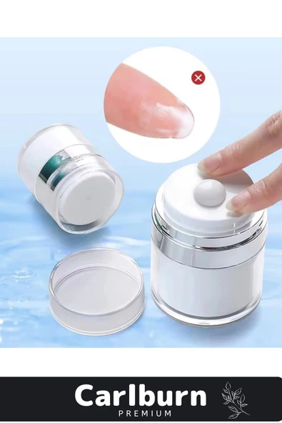 Premium Üretim Yüksek Kaliteli Vakum Basınç  Hava Almayan Geçirmeyen Krem Losyon Kavanozu 50 Ml - 5