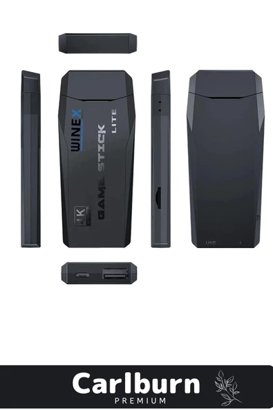 Özel Üretim 4K Çözünürlük 2.4g Uyumlu Kablosuz Çift Kol Atari Retro 20000 Oyunlu Game Stick Atari - 2