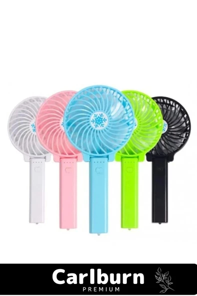 Cep Boyu Usb Şarjlı 3 Kademeli Sessiz Taşınabilir Mini Fan Pervaneli Soğutucu Küçük Vantilatör - 2