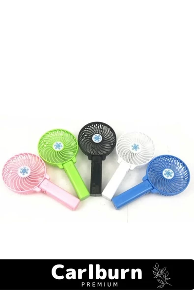 Cep Boyu Usb Şarjlı 3 Kademeli Sessiz Taşınabilir Mini Fan Pervaneli Soğutucu Küçük Vantilatör - 3