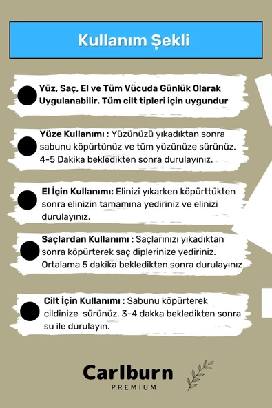 Özel Üretim %100 Doğal Güzel Kokulu El Yüz Saç Vücut Cilt Orijinal Sığla Sabunu - 1 Adet - 4