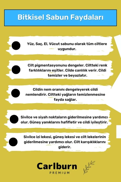 Özel Üretim %100 Doğal Güzel Kokulu El Yüz Saç Vücut Cilt Orijinal Limon Sabunu - 2 Adet - Resim 3