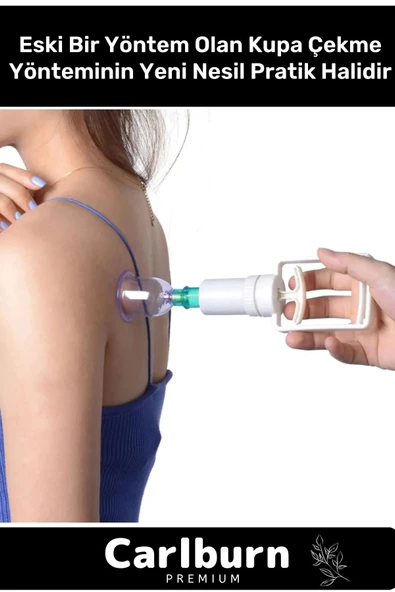 Özel Üretim Selülit Çatlak Giderici Vakumlu Masaj Aleti 12'li Kupa Hacamat Seti - 2