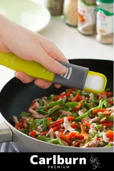 Özel Üretim Pratik Gıda Ölçüm Şeker Tuz Kahve Baharat Hassas Ayarlanabilir Ölçüm Kaşığı - 4