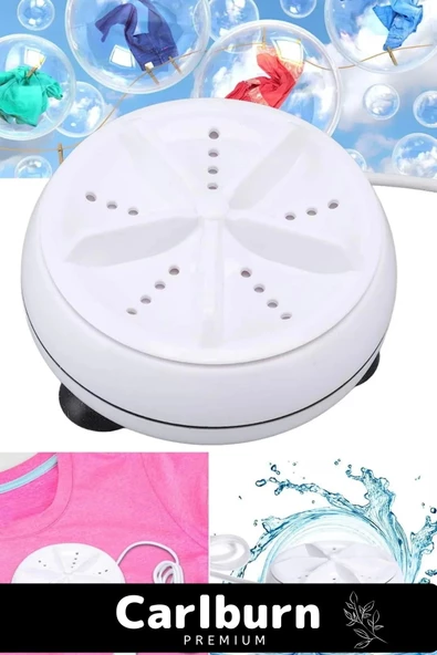 Özel Seyahat Mini Taşınabilir Çamaşır Makinesi Kir Yıkayıcı Kaldırır Kişisel Döner Türbini Yıkayıcı - 5