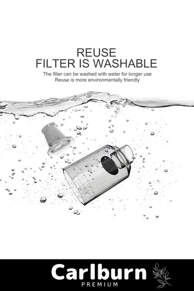 Premium 9000Pa Çekiş 4000mAh Pil Otomatik Aydınlatmalı Taşınabilir Katlanabilir Akülü Araç Süpürgesi - 6