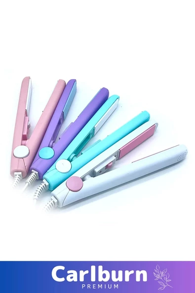 Profesyonel Seramik Uçlu Kablolu Seyahat Taşınabilir 20W Mini Saç Düzleştirici Bukle Yapıcı Makine - 2