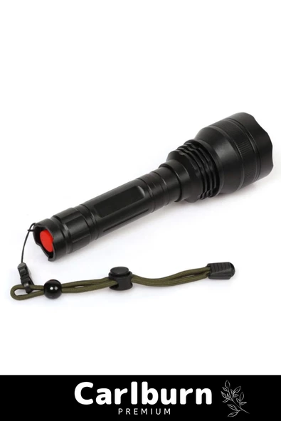 Premium Seri Dayanıklı Tek Modlu P50 Led 450 Metre Menzilli Özel Sarı Renk Tüfek Feneri - Resim 4