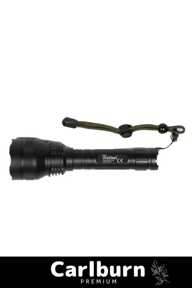 Premium Seri Dayanıklı Tek Modlu P50 Led 450 Metre Menzilli Özel Sarı Renk Tüfek Feneri - Resim 2