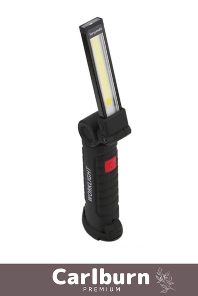 Premium Seri 3 Modlu Beyaz Gün Işığı Mıknatıslı Şarjlı Smd Led Güçlü Mıknatıslı Çalışma Lambası - 4