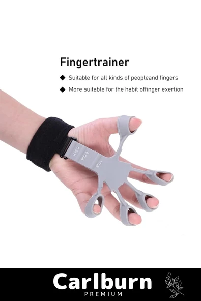 Özel Üretim Spor Kas Parmak El Bilek Kol Güçlendirici Geliştirici Kavrama Silikon Gri Örümcek Lastik - 4