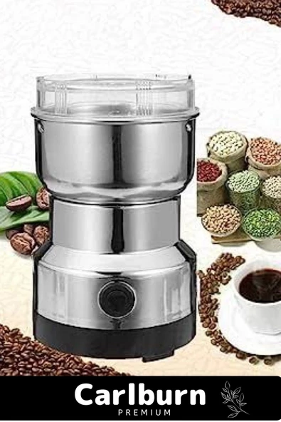 Özel Üretim Paslanmaz Çelik Düşük Sesli 50 Gram Kapasiteli Mini Elektrikli Baharat Kahve Öğütücü - 4