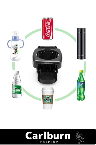 Özel Üretim Pratik Portatif Araba Ofis Koltuk Motor Bisiklet Masa Katlanan Bardak Şişe İçecek Tutucu - 4