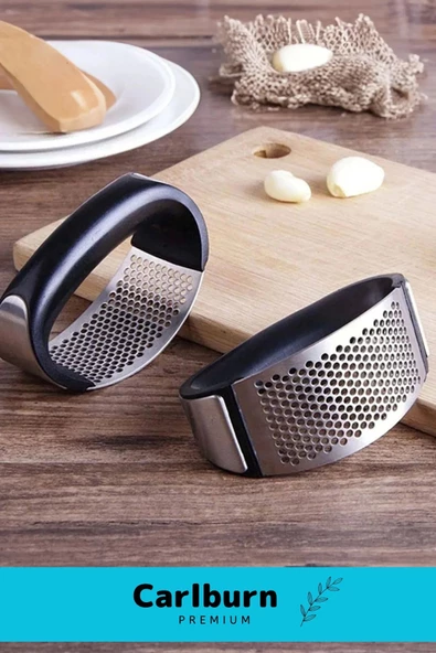 Özel Üretim Paslanmaz Çelik Pratik Mutfak Sarımsak Rendesi Kolay Kullanımlı Gondol Sarımsak Ezici - 4