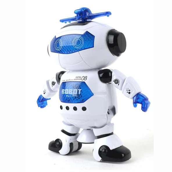 Sesli Işıklı Dans Eden Robot 24 cm. - 2