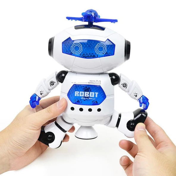 Sesli Işıklı Dans Eden Robot 24 cm. - 4