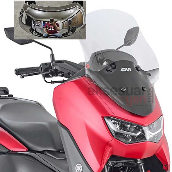 Yamaha NMax 125-155 Uyumlu Motosiklet Kör Nokta Aynası - 180 Derece Görüş