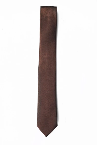 Koyu Kahverengi Desenli Kravat 1090220111