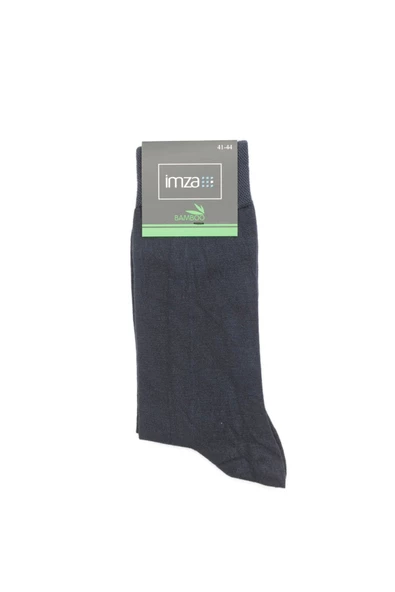 Koyu Lacivert Bambu Düz Çorap 1060240100