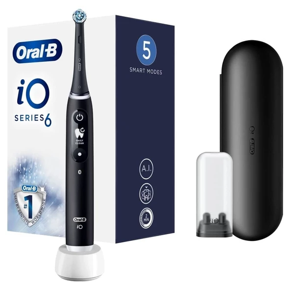 Oral-B Io 6 Şarjlı Diş Fırçası - Siyah