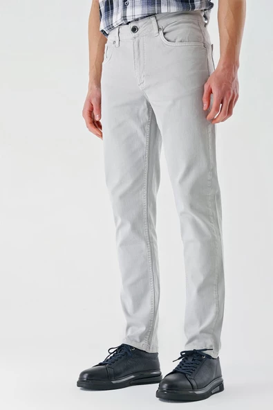 Taş Rengi Pamuklu 5 Cep Casual Slim Fit 5 Cep Pantolon 1003240318