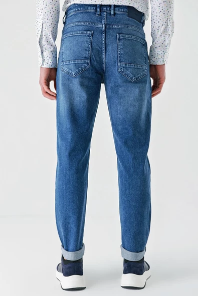 Mavi Gabardin Pamuklu 5 Cepli Slim Fit Dar Kesim Casual Denim Pantolon 1023240154 - 7
