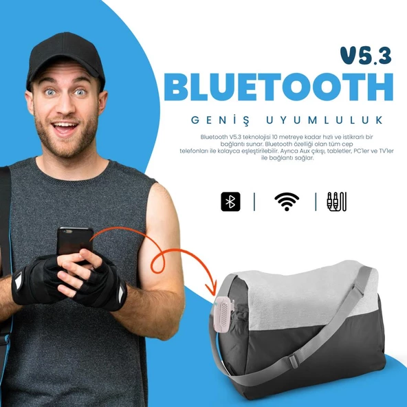 Moodix HO23TG392 Bluetooth Hoparlör Gri 5W - 6
